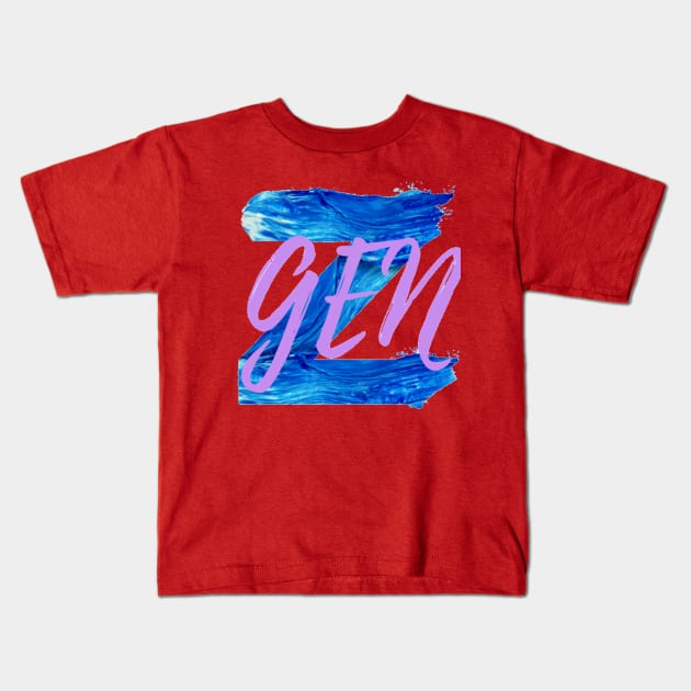 Gen Z Kids T-Shirt by Jo3Designs